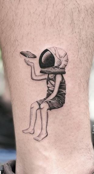 65 Trendy Astronaut Tattoos, Ideas and Meanings - Tattoo Me Now