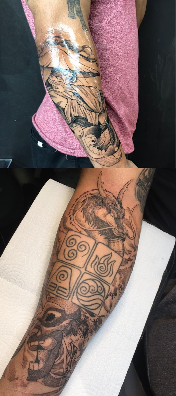 Got an Avatar: the last airbender tattoo just before the quarantine started  and since I saw lots of avatar posts here, I felt like posting it. Hope you  guys enjoy it. Work