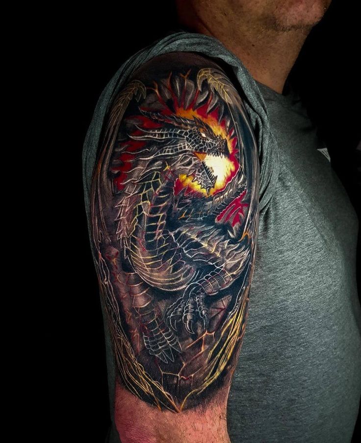 101 Best Fire Breathing Dragon Tattoo Ideas That Will Blow Your Mind!