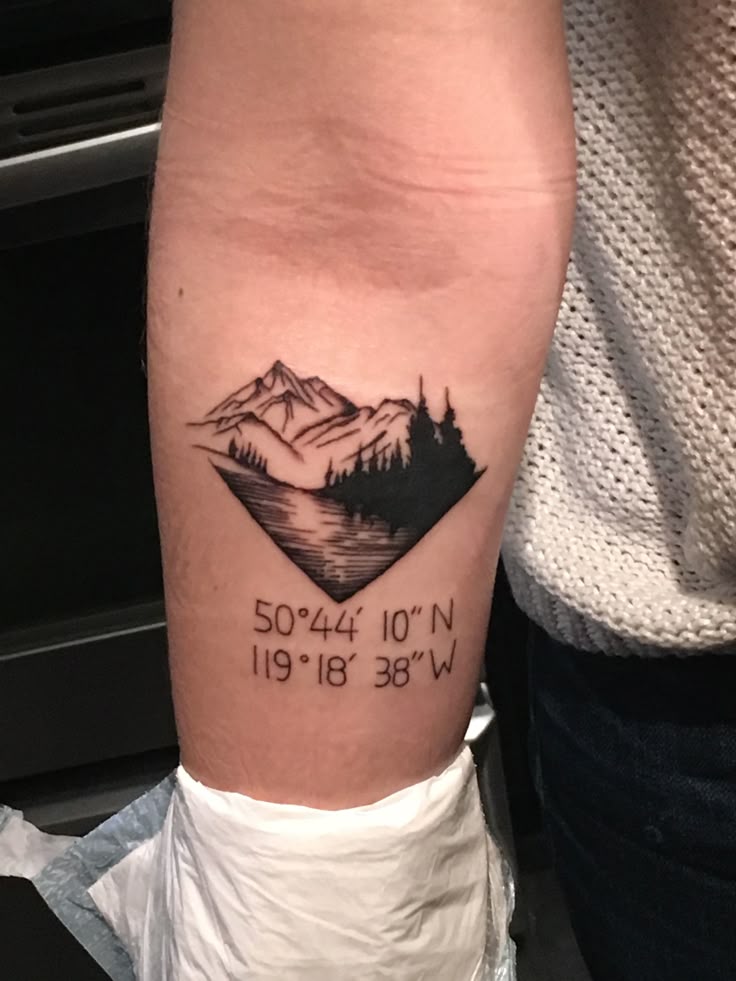 Mountain and coordinates