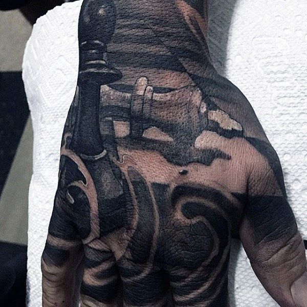 60 Epic King Chess Piece Tattoo Designs for Men