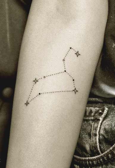 50 Best Leo Zodiac Tattoo Design Ideas » Hike N Dip