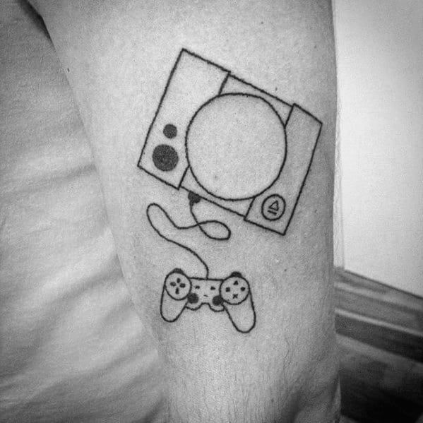 50 Playstation Tattoo Designs for Men