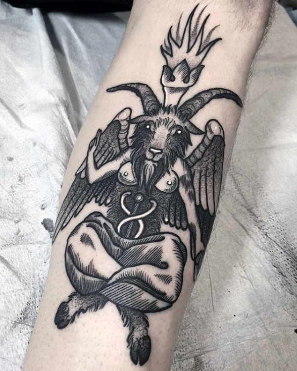 50 Baphomet Tattoo Designs for Men