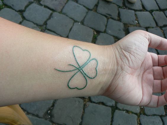 10 Four Leaf Clover Tattoos NOT for St. Patrick's Day - Tattoo Designs