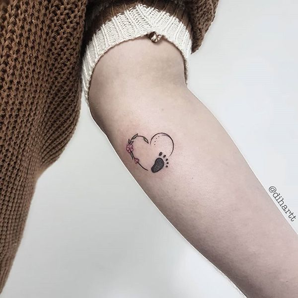 30+ Cute Baby Footprint Tattoo Ideas You Will Love In 2025