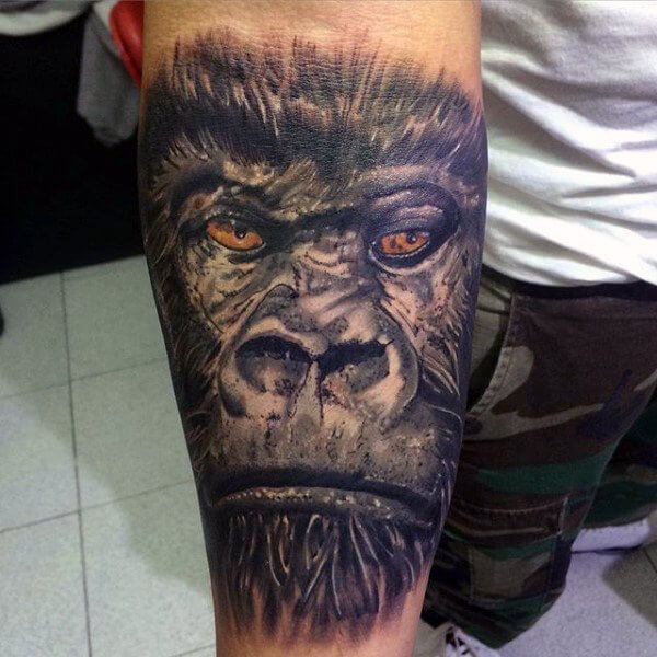 24 Of The Best Gorilla Tattoo Ideas Ever That Will Inspire you