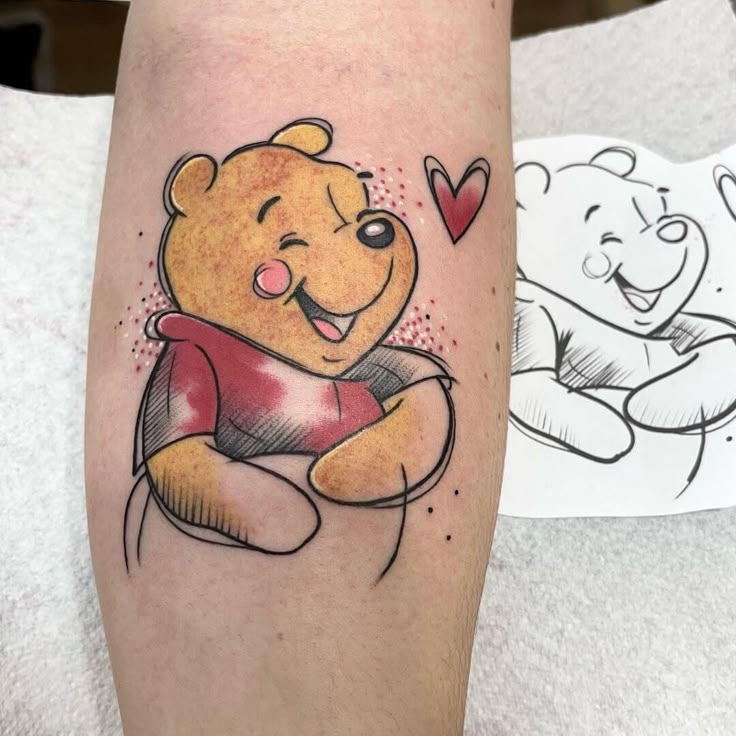 101 Amazing Winnie The Pooh Tattoo Designs You Need To See! | Outsons |  Men's Fashion