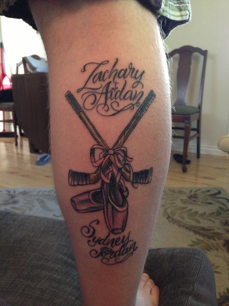 unique hockey tattoos - Google Search