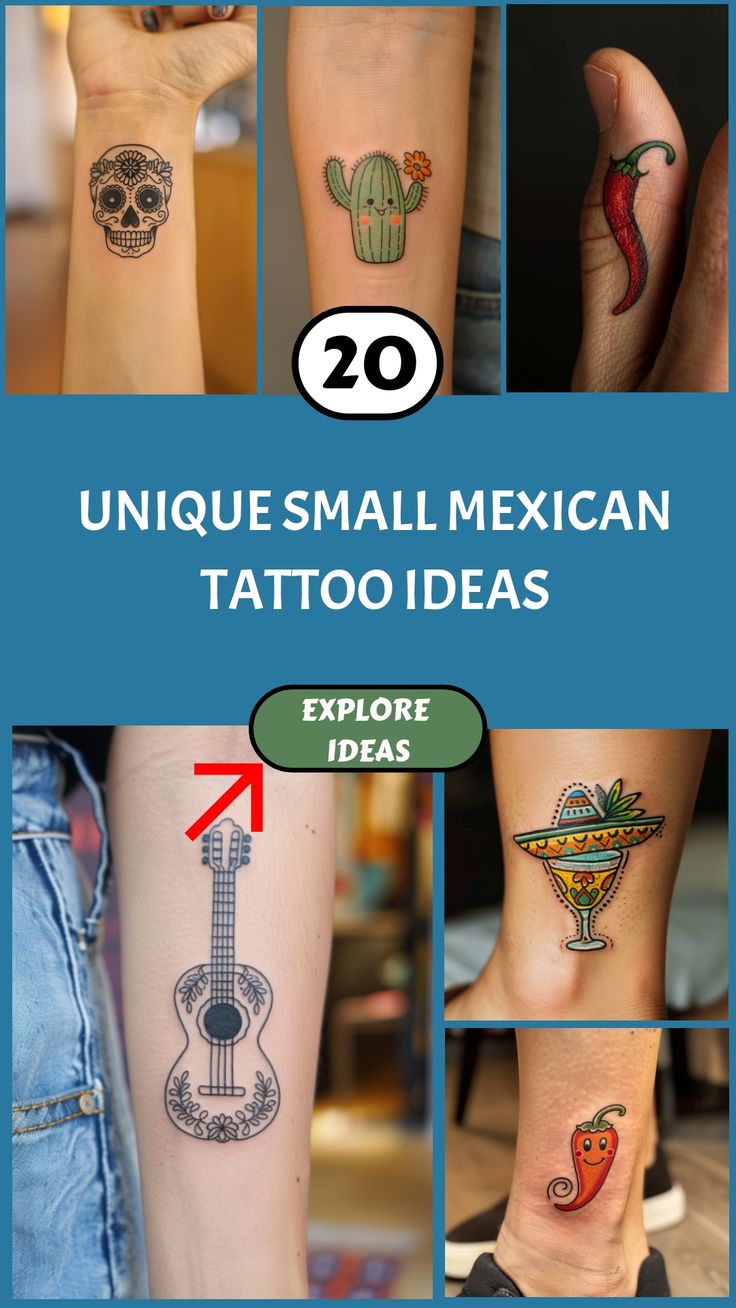 20+ Unique Small Mexican Tattoo Ideas