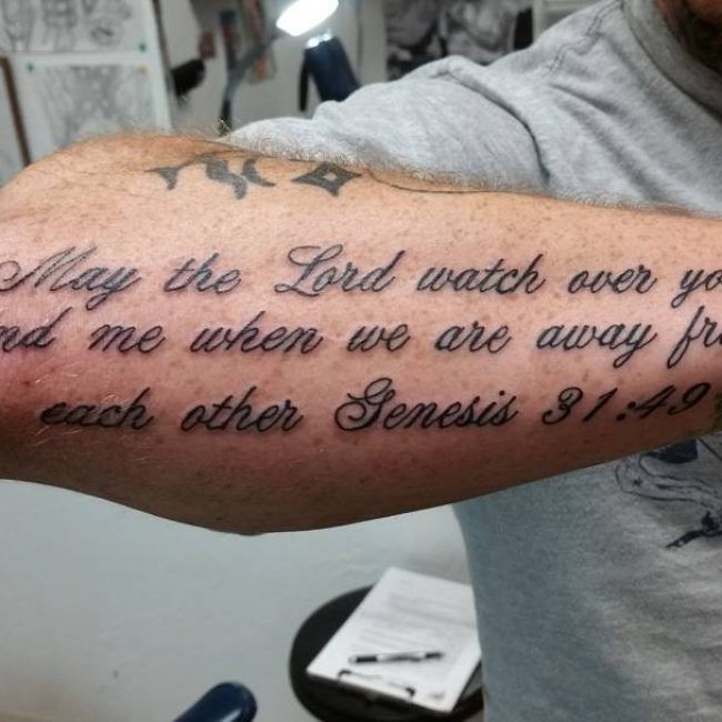 58 Impressive Bible Tattoo Ideas For Men