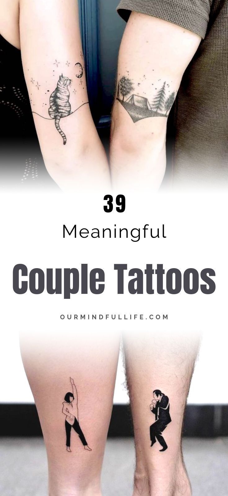 92 Matching Couple Tattoos With Meaning 2025 - Our Mindful Life