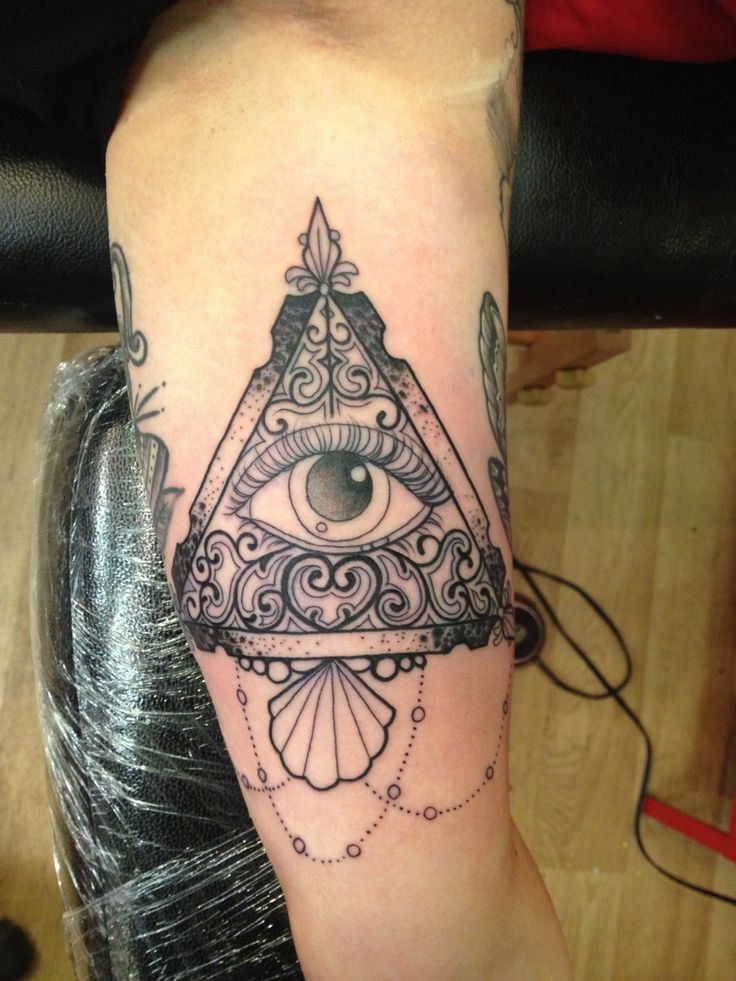 All seeing eye in progress | Eye tattoo meaning, Eye tattoo, All seeing eye  tattoo