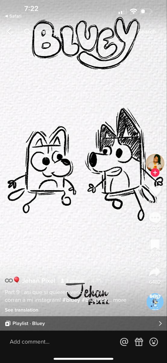 Bluey cartoon