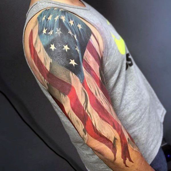 91 Cool Patriotic Tattoos for Men