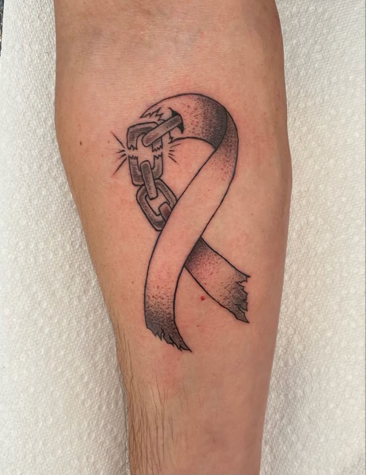 Break the Chain of Addiction Tattoo