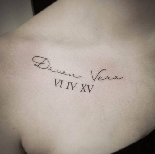 15 Best Roman Numeral Tattoo Designs, Ideas and Meanings!