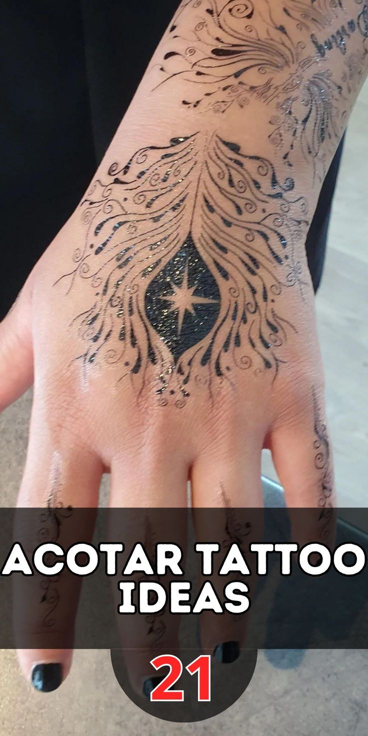 Unique acotar tattoo ideas Inspired by Feyre Azriel and the Stars Who Listen