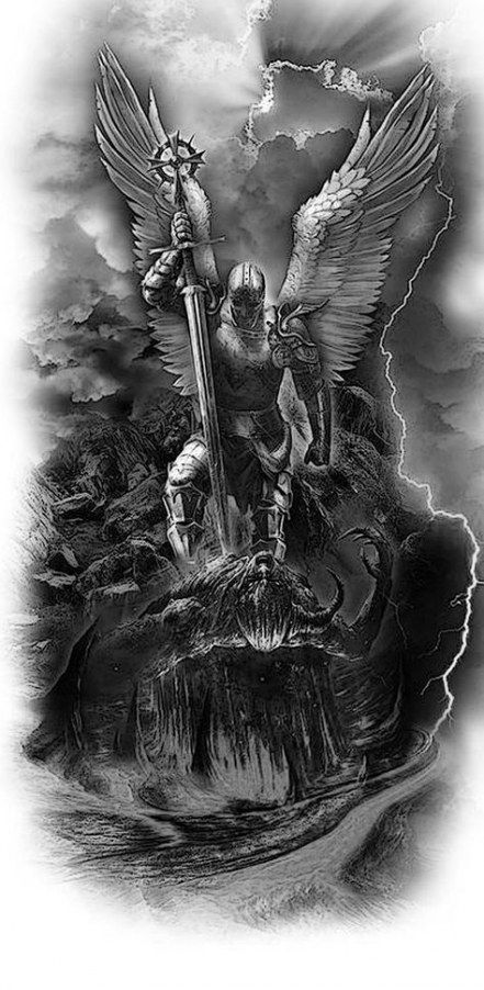 250+ Best Angel Devil Tattoo Designs (2024) Demon vs God Ideas