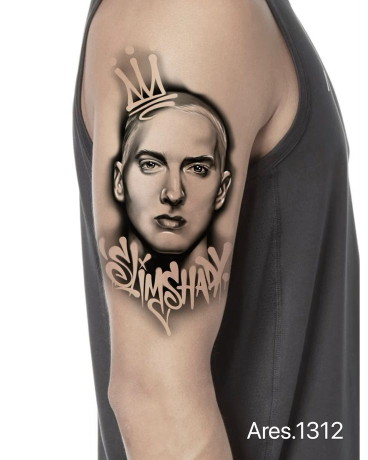 Slim Shady Tattoo Design