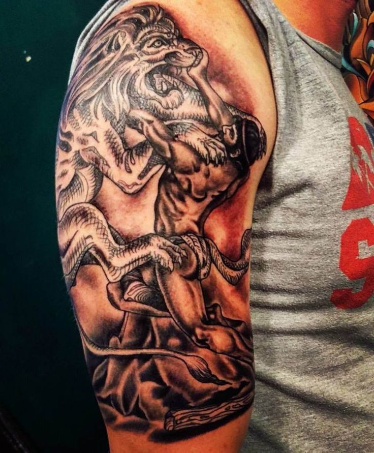 10+ Best Hercules and Lion Tattoo Designs
