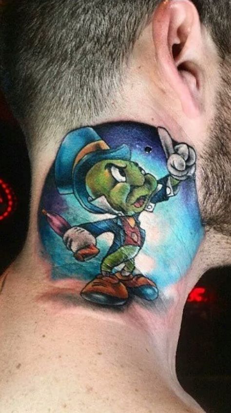 Jiminy E. Cricket-15 Cutest Disney Tattoos That Will Make You Want To Have  One