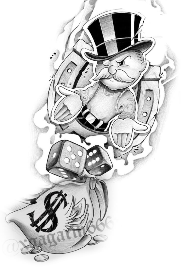 Pin by PL4CO Prod. on Arte | Card tattoo designs, Black and grey tattoos,  Money tattoo
