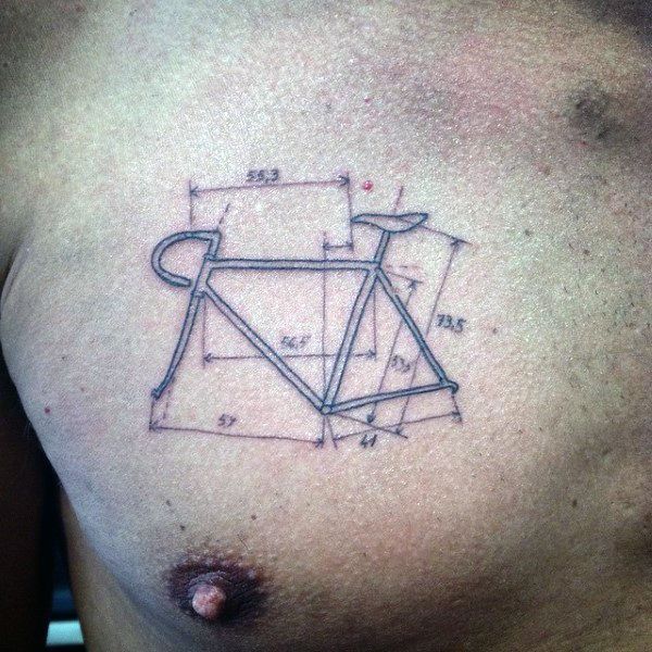 67 Bicycle Tattoo Designs for Men