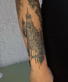 10 Cathedral Tattoo (forearm) ideas | cathedral tattoo, castle tattoo,  black ink tattoos