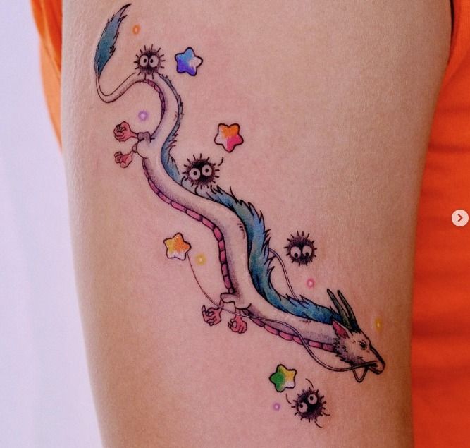 Top 50 Spirited Away Haku Dragon Tattoo Ideas New 2024