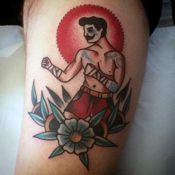 50 Traditional Boxer Tattoo Designs for Men