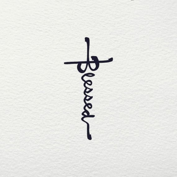 Blessed Cross SVG Cut File, Faith Jesus Christian Religious Bless Cross SVG  Clipart Files Cricut Cut File Silhouette Vector Shirt Hassified - Etsy