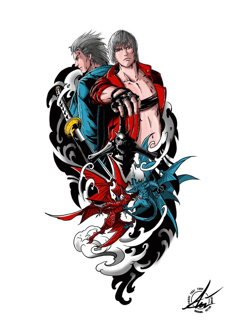 bmc #bevilmaycry #bante #vergil Anton Tattoo Artist (@_tony.ink_) •  Instagram