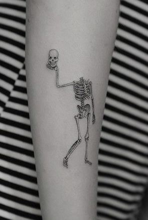 Funny Skeleton Tattoo - TattMania