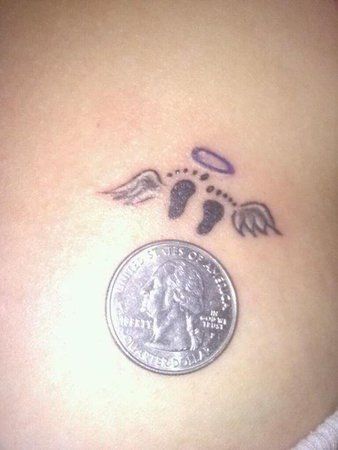 Angel Baby Memorial Tattoos - Not my tatoo, rep inning for all those young  children in Connecticut who don't get to wake up to Christmas morning, and  for all of their parents