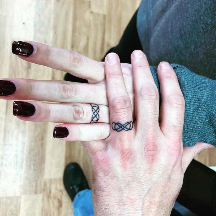 60 Badass Wedding Ring Tattoo Ideas