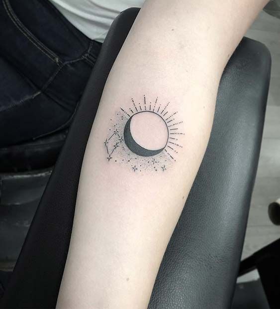 63 Most Beautiful Sun and Moon Tattoo Ideas | Star tattoo designs, Star  tattoos, Moon tattoo