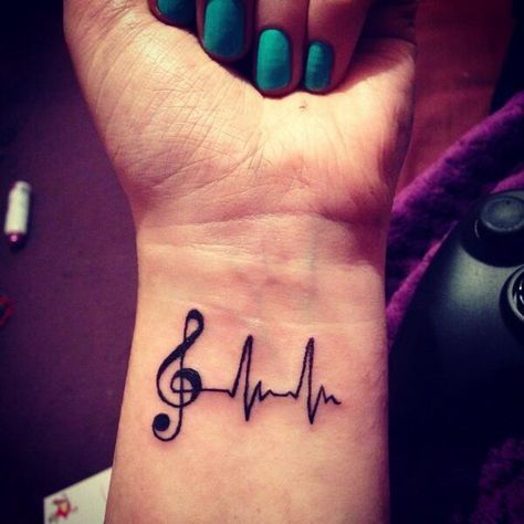 35+ Heartbeat Tattoo Designs for a Rhythmic Ink Statement
