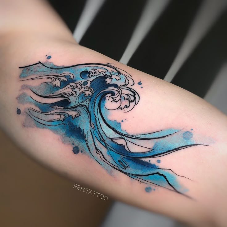 230+ Mesmerizing Wave Tattoos Ideas (2024)