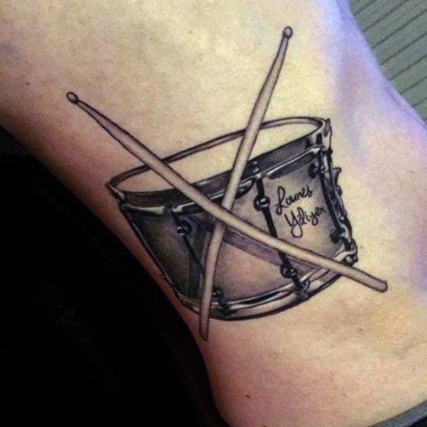 67 Stunning Drum Tattoos for Men