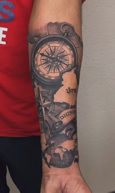 Jack Sparrow Compass Tattoo