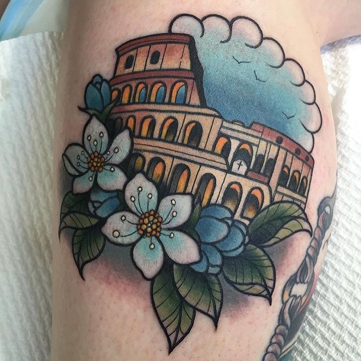 Colosseum of Rome Tattoo | Tattoo Ideas and Inspiration