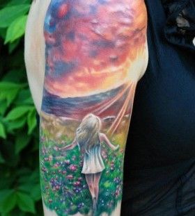 Sunset tattoos