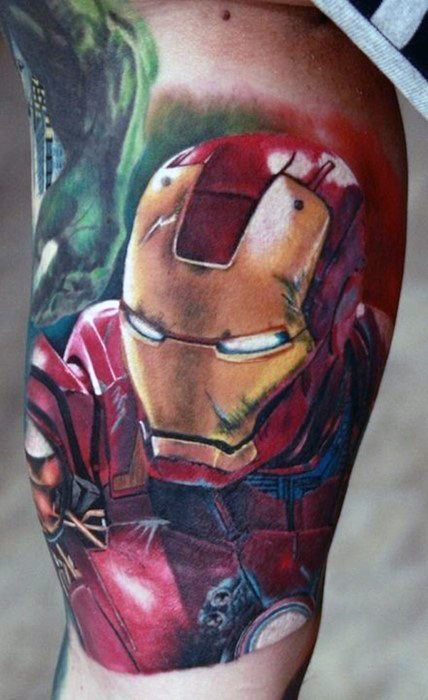 70 Iron Man Tattoo Designs for Men
