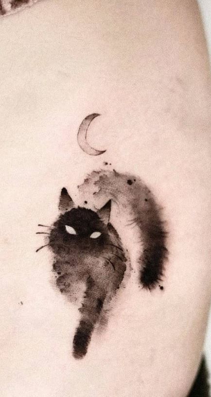 85 Black Cat Tattoos