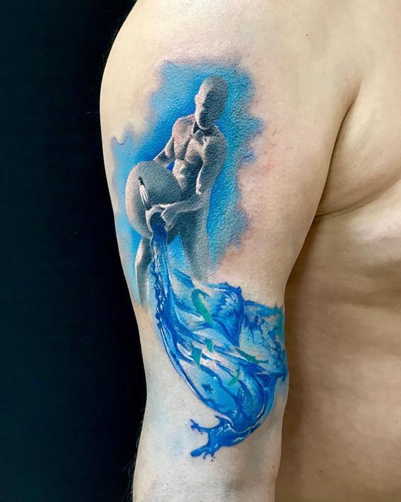 50 Best Aquarius Zodiac Sign Tattoos Ideas » Hike N Dip