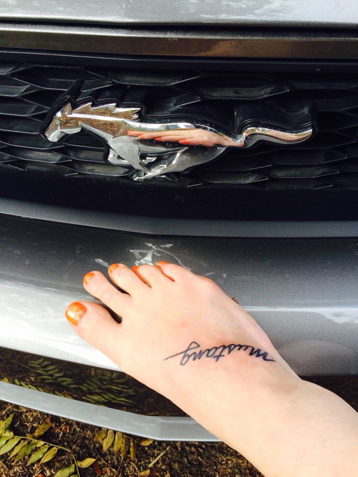 My Mustang tattoo <3