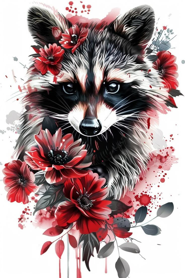31 Unique Raccoon Tattoo Ideas That Are Not Only Cute But Also Simple &  Funny
