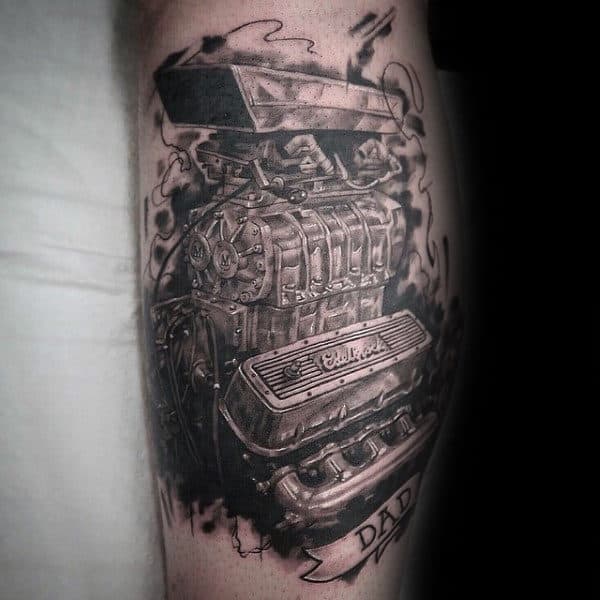 Diesel Engine Tattoo