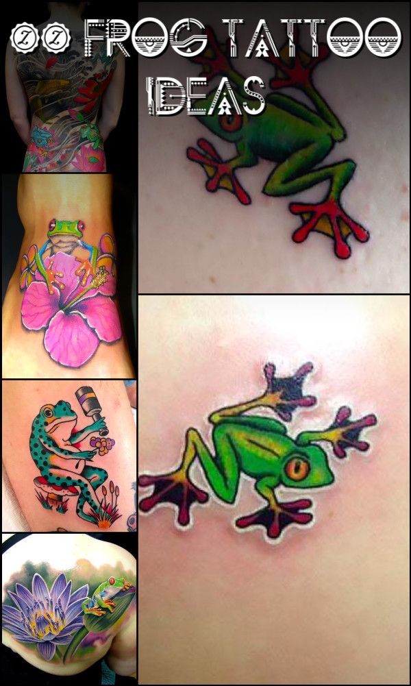 37 Frog Tattoo Ideas